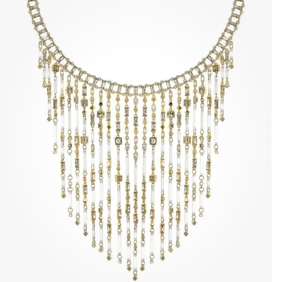 Kendra Scott Maxen Bib Statement Necklace in Gold Smoky Mix stunning pre… - Picture 1 of 10